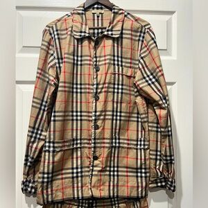 Burberry Men's Pajama Set size Medium